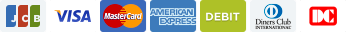 JCB・VISA・マスター・AMEX・デビットカード・ダイナース・DC